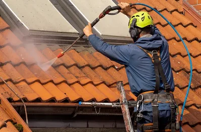 Démoussage et hydrofuge de toiture au Verneil